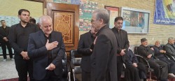 حضور سرپرست دانشگاه علوم پزشکی گناباد و هیأت همراه در مراسم ختم دکتر مصطفی فرشی در تبریز