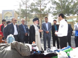 نمایشگاه پدافند زیستی در بجستان