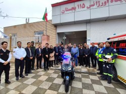 آغاز به کار موتورلانس اورژانس بجستان