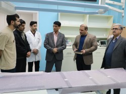بازدید پژوهشگر حوزه سلامت ارتش از بخش آنژیوگرافی بیمارستان بهلول