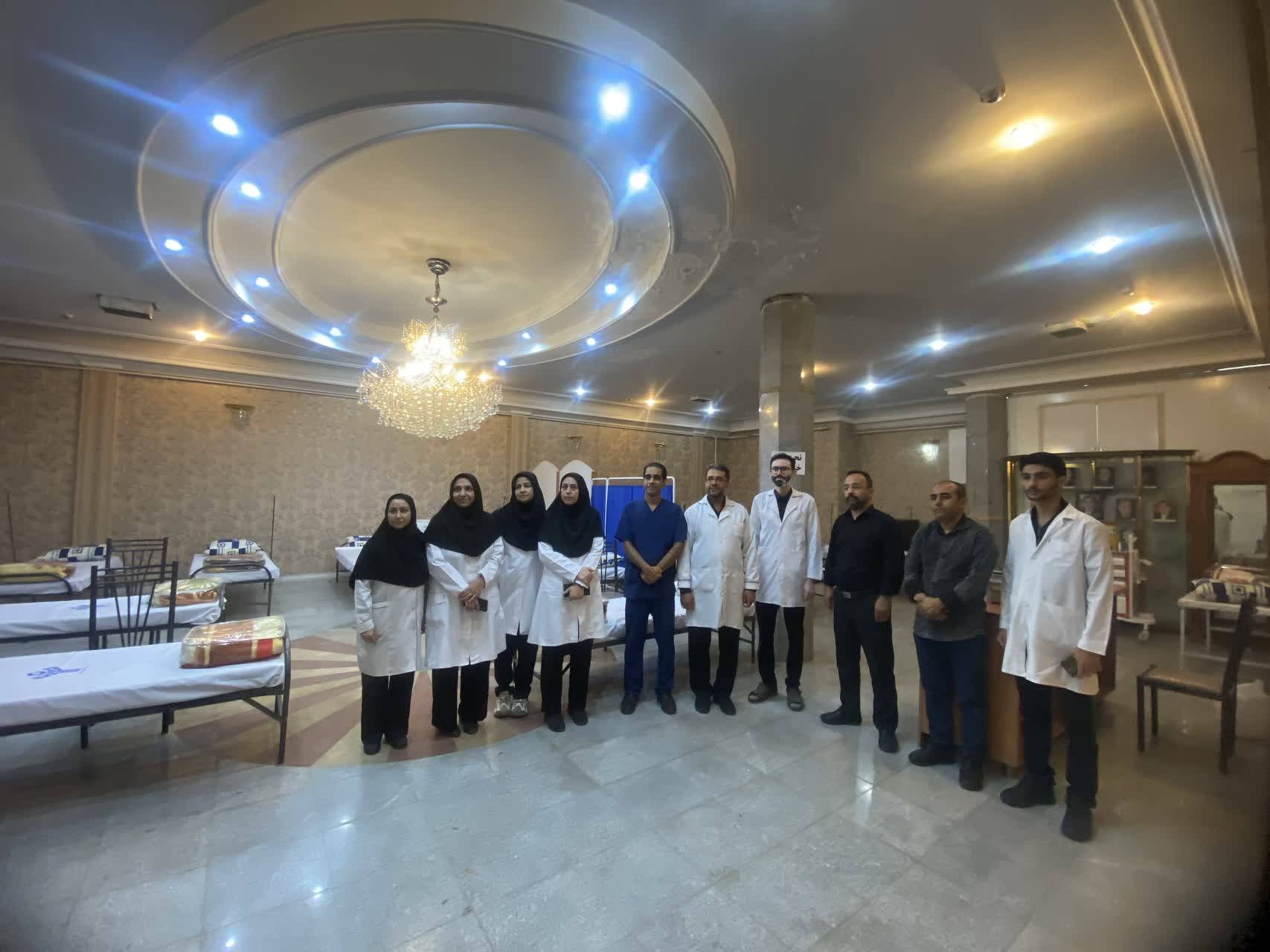 استقرار پست درمانی پیشرفته (AMP) دانشگاه علوم پزشکی گناباد در مشهد