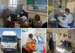 ارائه خدمات ویزیت رایگان توسط تیم جهادی بسیج جامعه پزشکی شبکه بهداشت و درمان بجستان